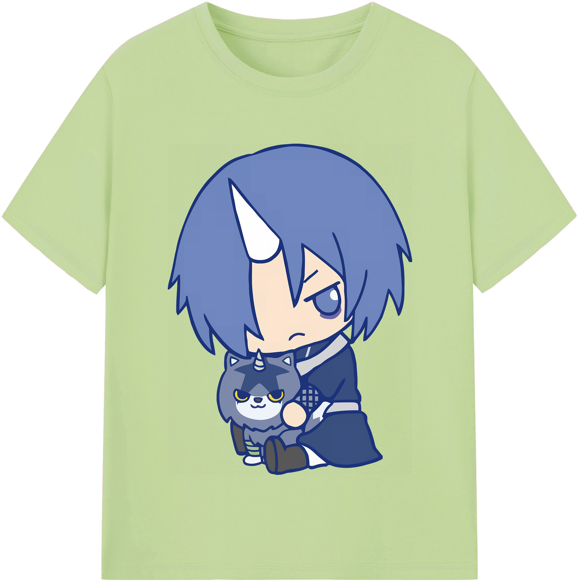 （画像用） 転スラ Regarding Reincarnated to Slime 綿100％半袖Tシャツ（フロントプリント）